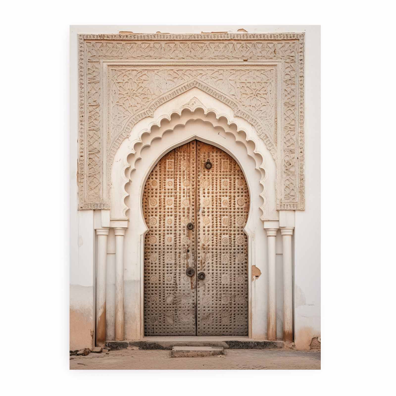 Vintage Door Canvas Art Print-0